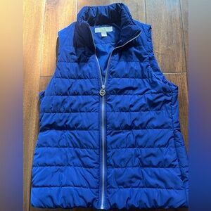 MICHAEL Michael Kors Dark Blue Vest Size S